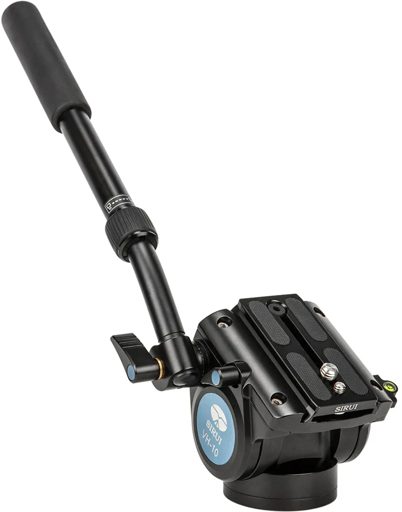 SIRUI P-325FS Carbon Einbeinstativ 149,5 cm mit Standspinne + Videoneiger VH-10 - Image 15