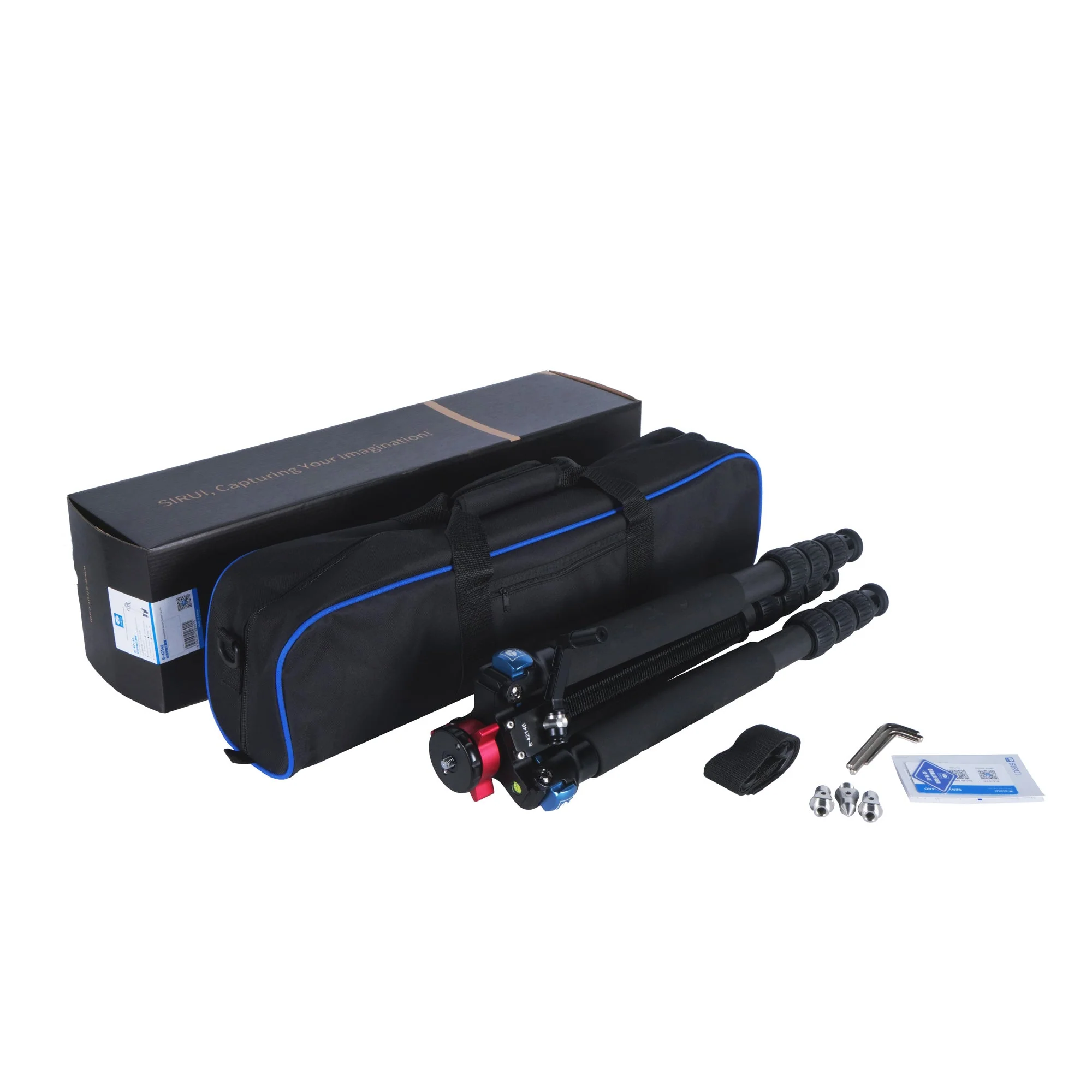 SIRUI R-4214E Reporter E - Dreibeinstativ 178 cm mit verzahnter Mittelsule Carbon ? RE-Serie - Image 15