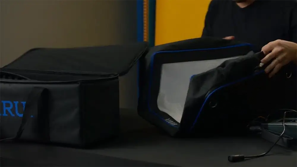 SIRUI A100B aufblasbare Bi-Color Softbox 68,5 x 50 cm mit Gitter - Image 12